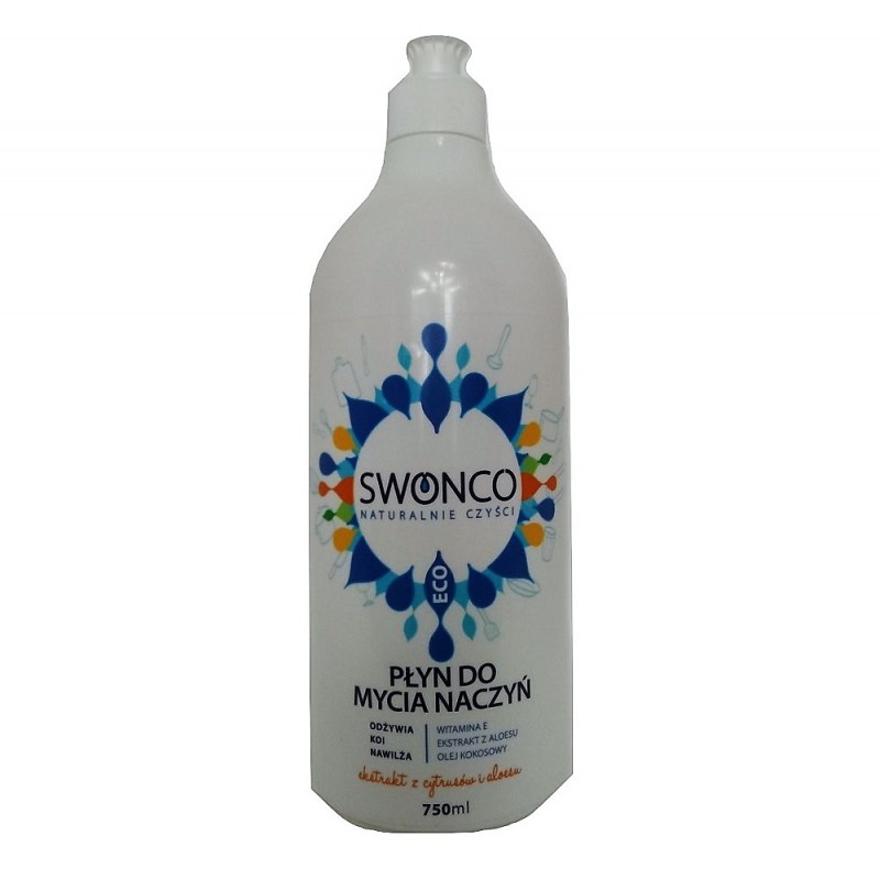 Płyn do naczyń 750ml Swonco ekstrakt z cytrusów aloesu witamina E
