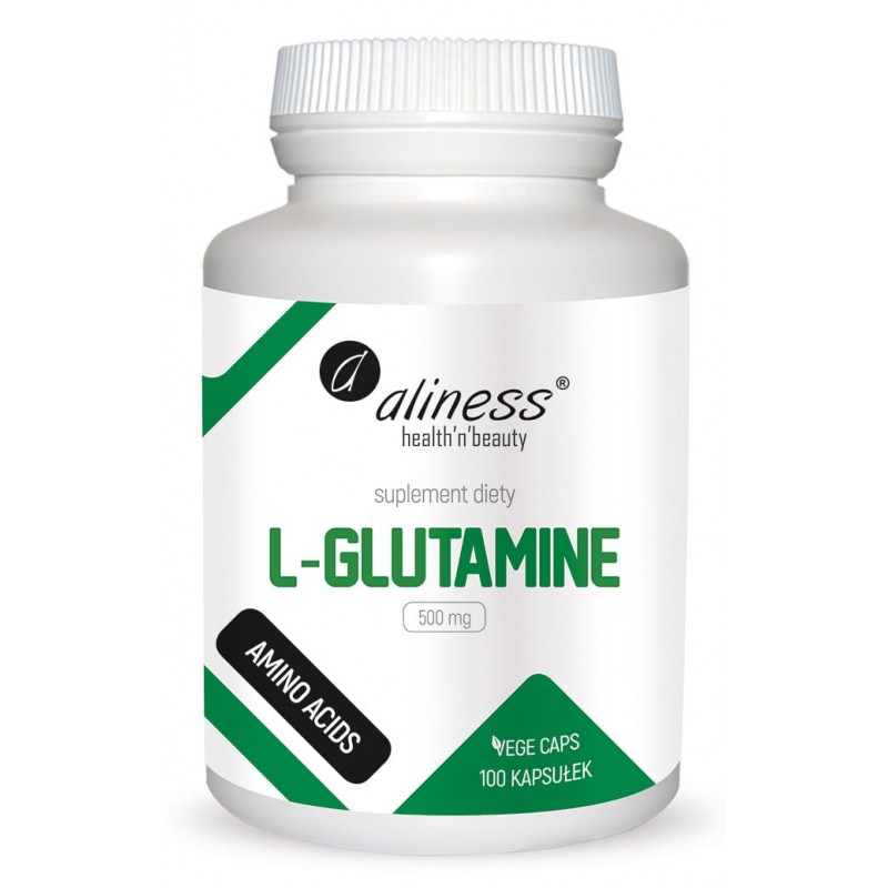 L-Glutamine 500mg 100 kaps. Aliness L glutamina