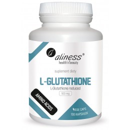 L-Glutathione 500mg 100 kaps. Aliness L Glutation L Glutathione reduced