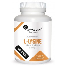 L-Lysine 500mg 100 kaps. Aliness Chlorowodorek lizyny HCL