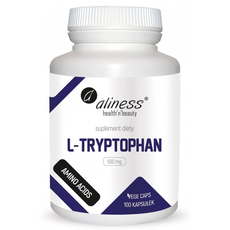 L-Tryptophan 500mg 100 kaps. Aliness L-tryptofan