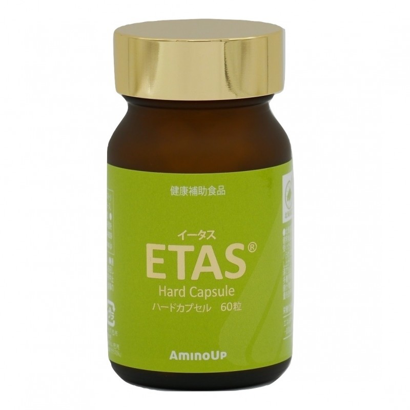 ETAS® 60 kapsułek Amino Up Co. roślinny opatentowany ekstrakt wytwarzany z końcowej części szparaga Asparagus officinalis
