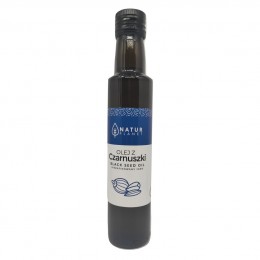 Olej z czarnuszki tłoczony na zimno 250 ml kwasy tłuszczowe omega -3 -6 -9 Kminek czarny Nigella sativa Witamina A D E