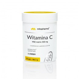 Witamina C MSE Matrix Naturalna witamina C lewoskrętna witamina C 90 tabletek