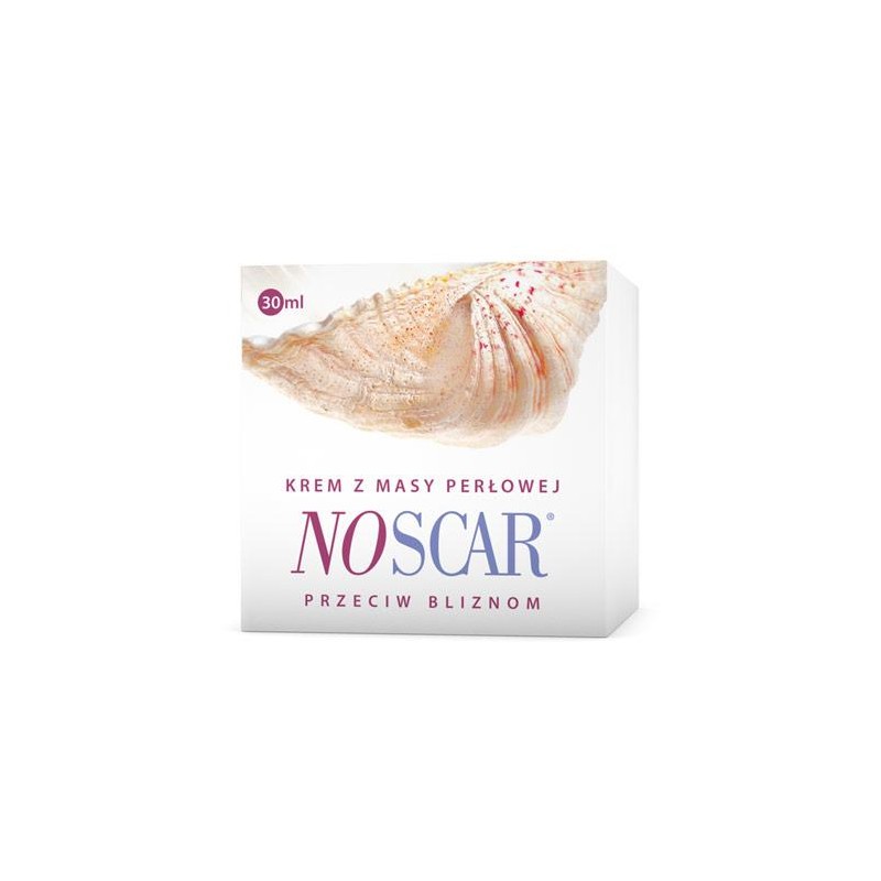 NoScar Krem z masy perłowej NoScar krem przeciw bliznom NoScar wygładza blizny NosCar Łagodzi ślady trądziku
