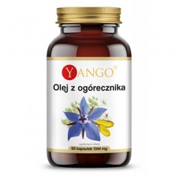 Olej z ogórecznika 1344 mg 60 kaps. Yango GLA kwas gamma-linolenowy Borago officinalis