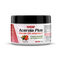 Acerola Plus 100g PharmoVit Ekstrakt 25% witaminy C