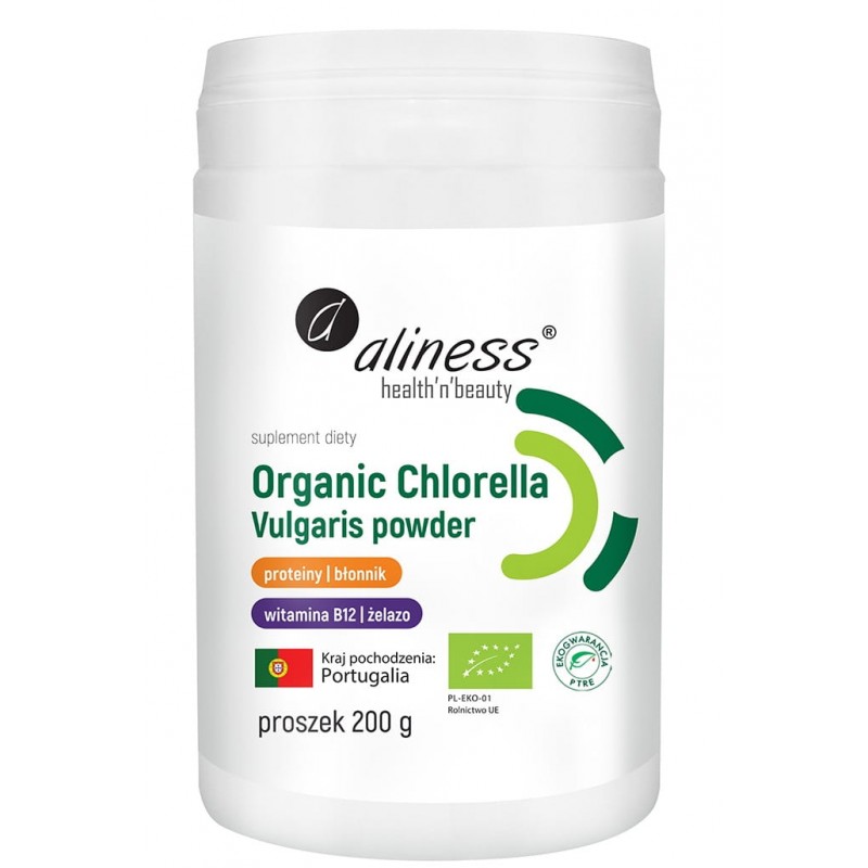 Chlorella 200g  Aliness  Organic Chlorella Vulgaris powder 200g