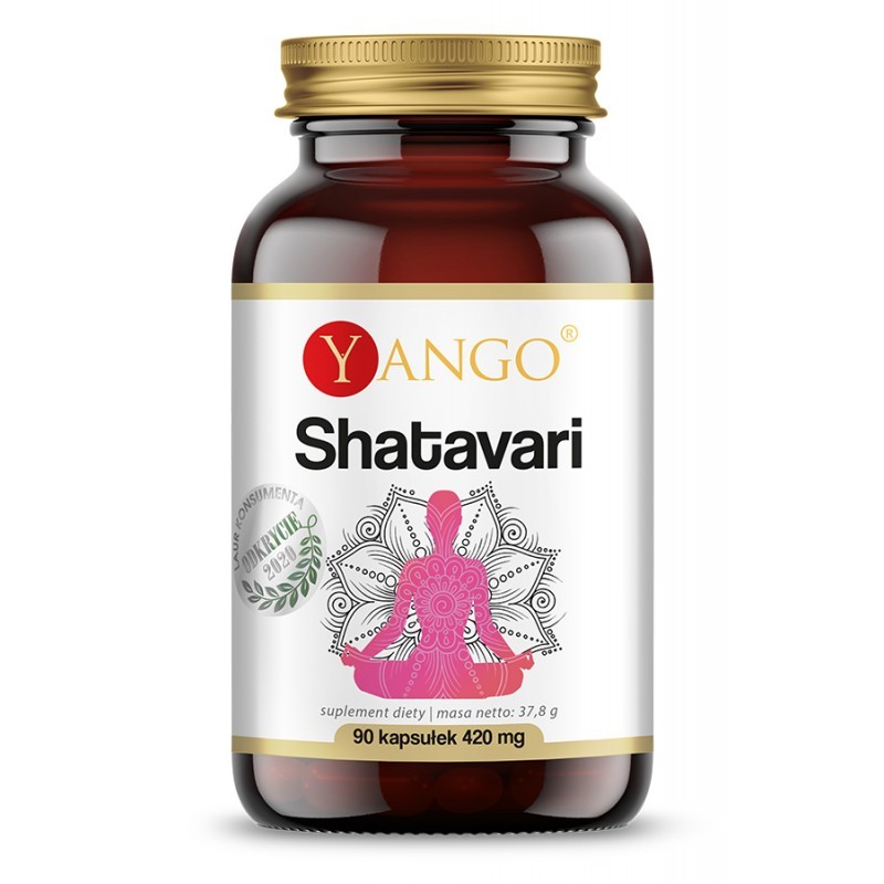 Shatavari 90 kapsułek Yango Ekstrakt z shatavari Asparagus racemosus