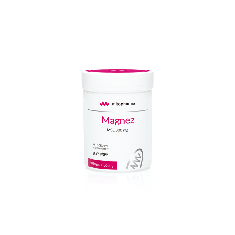 Magnez MSE 60 kaps. mitopharma Dr. Enzmann Naturalny Magnez MSE 300 mg magnezu