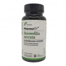 Boswellia serrata - 90 kaps. PharmoVit Kadzidłowiec indyjski 65% kwasu bosweliowego