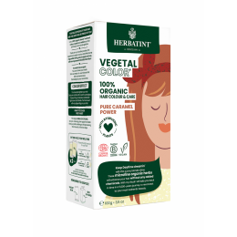 Farba do Włosów Herbatint Vegetal Color 100% ORGANIC Pure Caramel Power - Czysty Karmel
