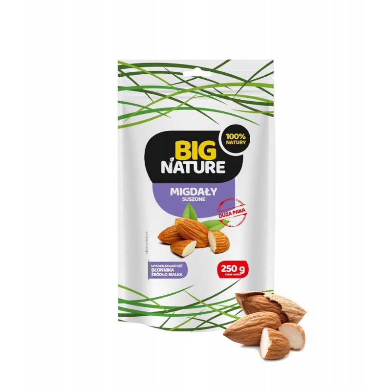 Migdały suszone 250g Big Nature