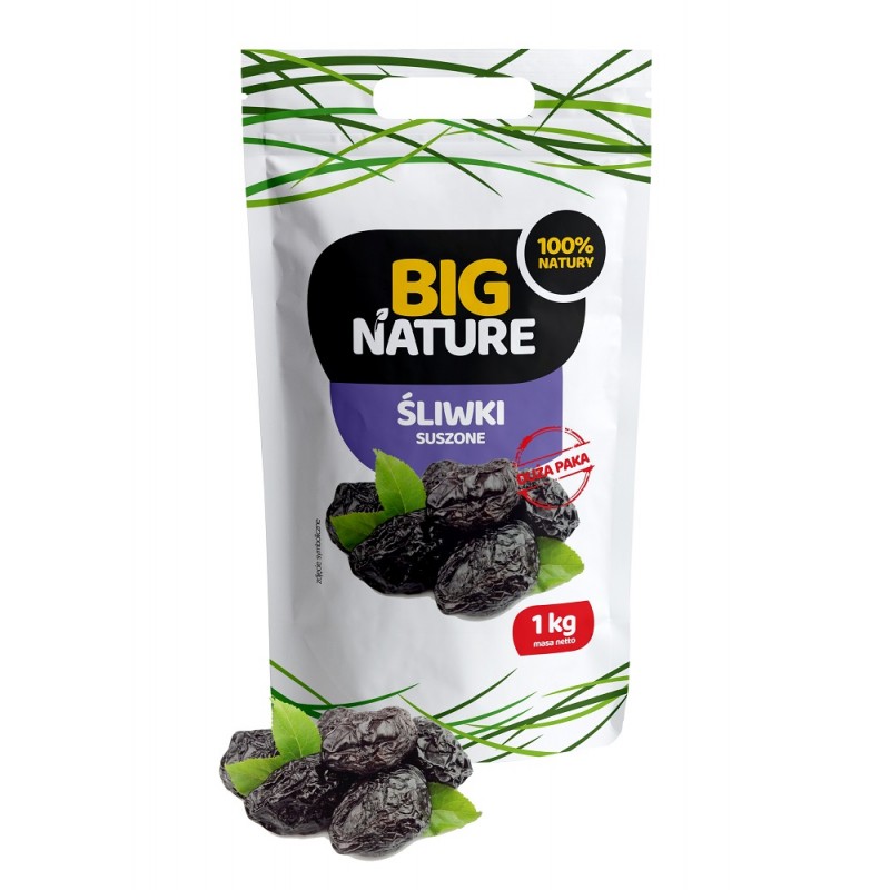 Śliwki suszone typu eliot 1kg Big Nature