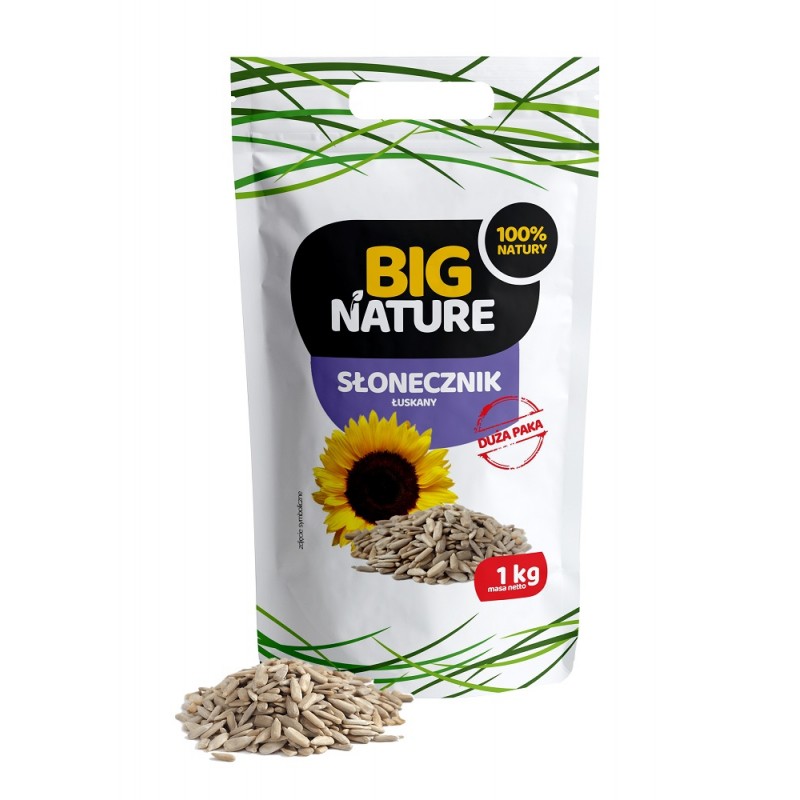 Słonecznik łuskany 1kg Big Nature
