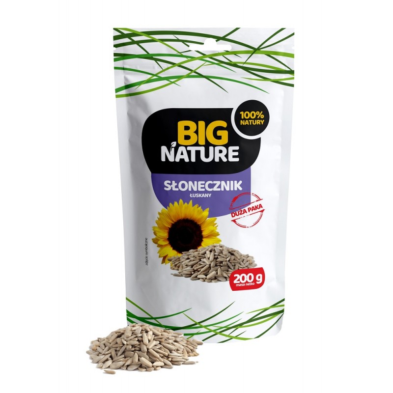 Słonecznik łuskany 200g Big Nature