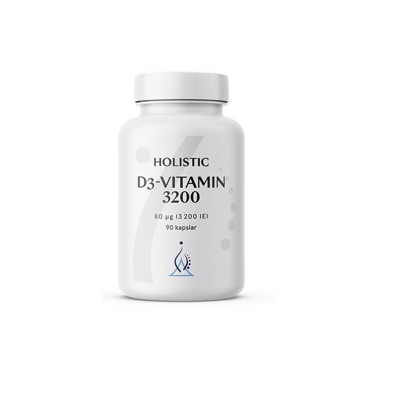 Holistic D-vitamin 3200 - Suplement diety 90 kapsułek