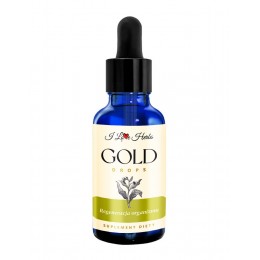 Gold Drops Regeneracja organizmu 50ml I Love Herbs przech czarny prawoślaz łopian dąb szypułkowy kozieradka