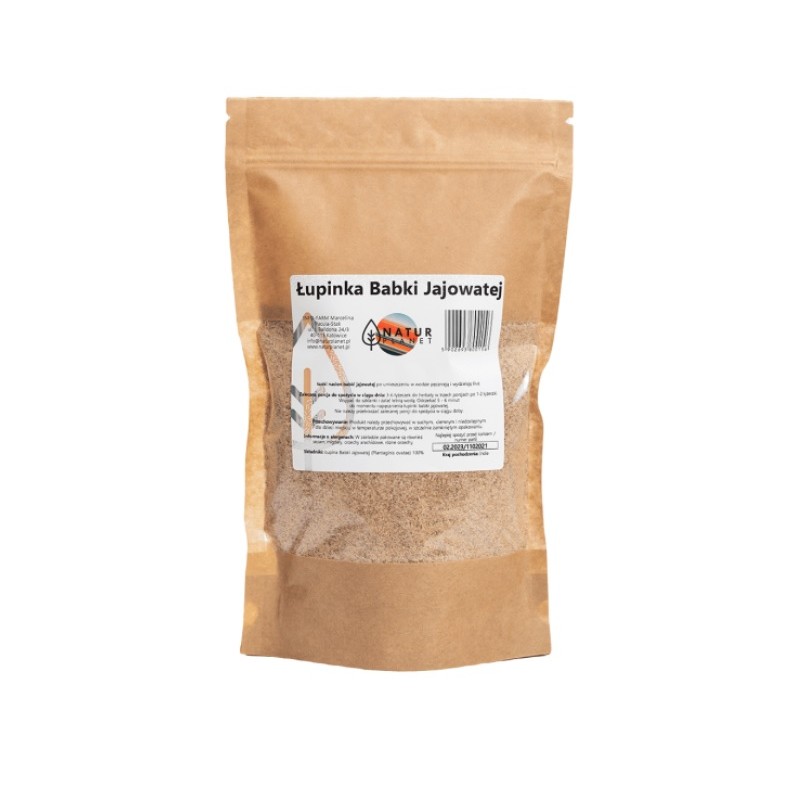 Babka Jajowata łupiny 500g Natur Planet Plantaginis ovatae