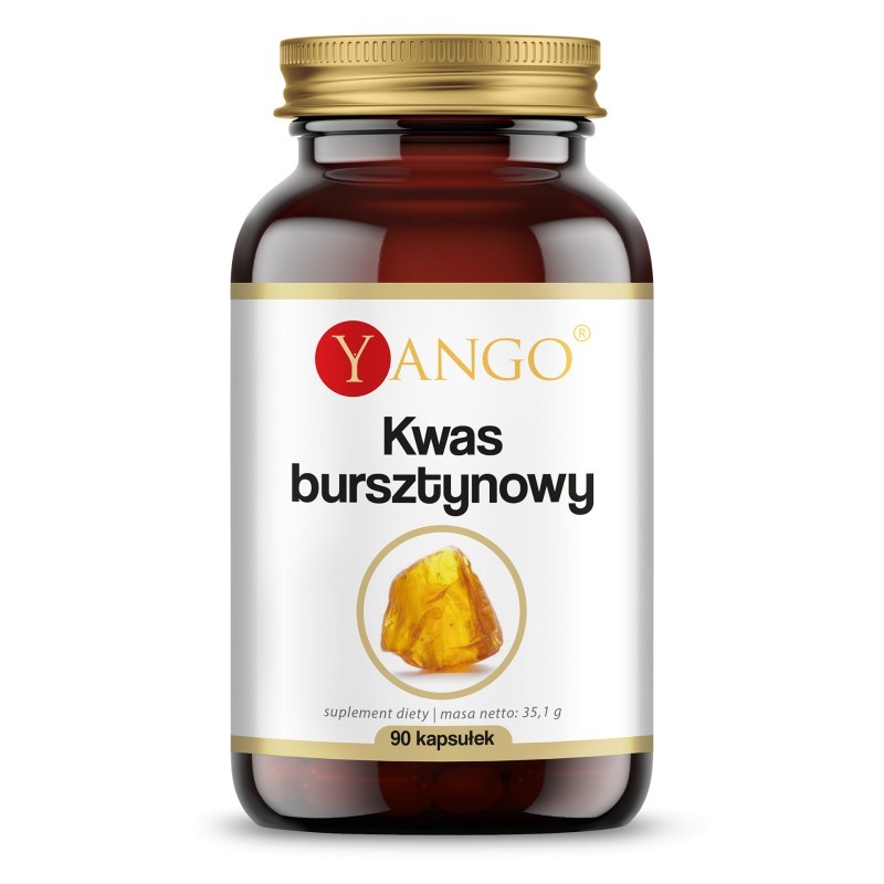 Kwas bursztynowy 90 kaps. Yango