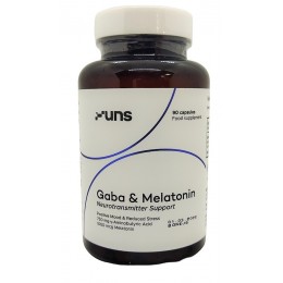 Gaba & Melatonin 90 kaps. UNS Kwas gamma-aminomasłowy melatonina