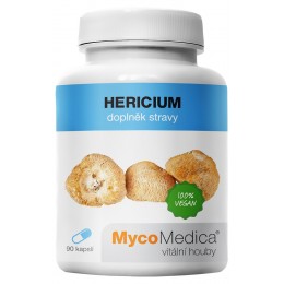 Hericium 90 kaps. 30% polisacharydów MycoMedica Hericium erinaceus