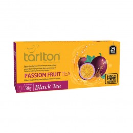 Herbata czarna Passion fruit z aromatem owocu marakuja 25 saszetek Tarlton