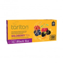 Herbata czarna Wildberry z aromatem owoców leśnych 25 saszetek Tarlton