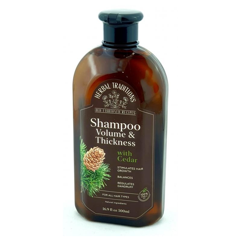 Szampon do włosów z cedrem 500ml herbal traditions Elevita szampon zwiększający objętość