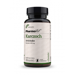 Karczoch 400 mg Artichoke 90 kaps. PharmoVit ekstrakt 4:1 Cynara scolymus