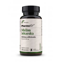 Melisa lekarska 4:1 280 mg 90 kaps Pharmovit Melissa officinalis ekstrakt z liści melisy lekarskiej