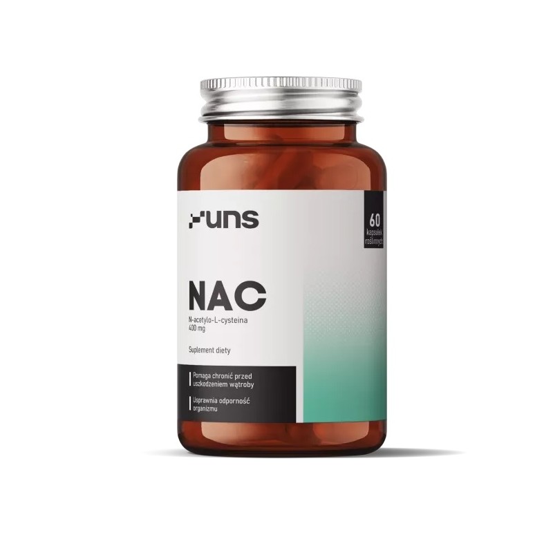 NAC 400mg 60 kaps. UNS N-acetylo-L-cysteina