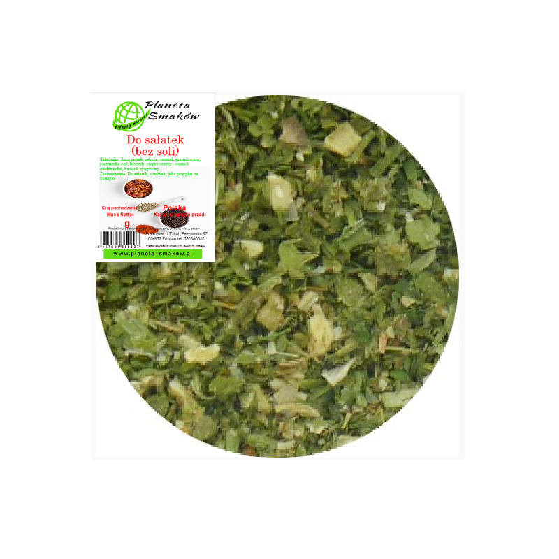 Mieszanka przypraw Do sałatek - bez soli - 30g Planeta Smaków