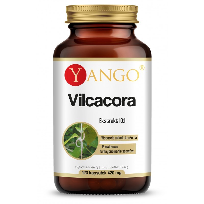 Vilcacora 90 kaps. Yango koci pazur czepota puszysta Uncaria tomentosa