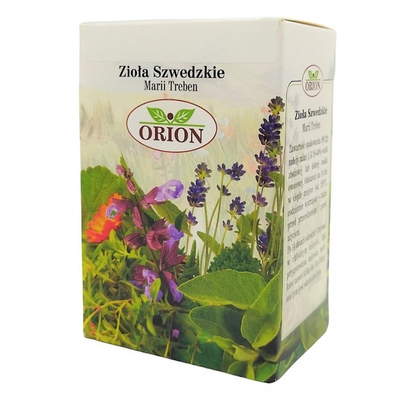 Zioła szwedzkie z aloesem 90,2 Marii Treben Orion arcydzięgiel kurkuma manna aloes senes teriak dziewięćsił mirra szafran