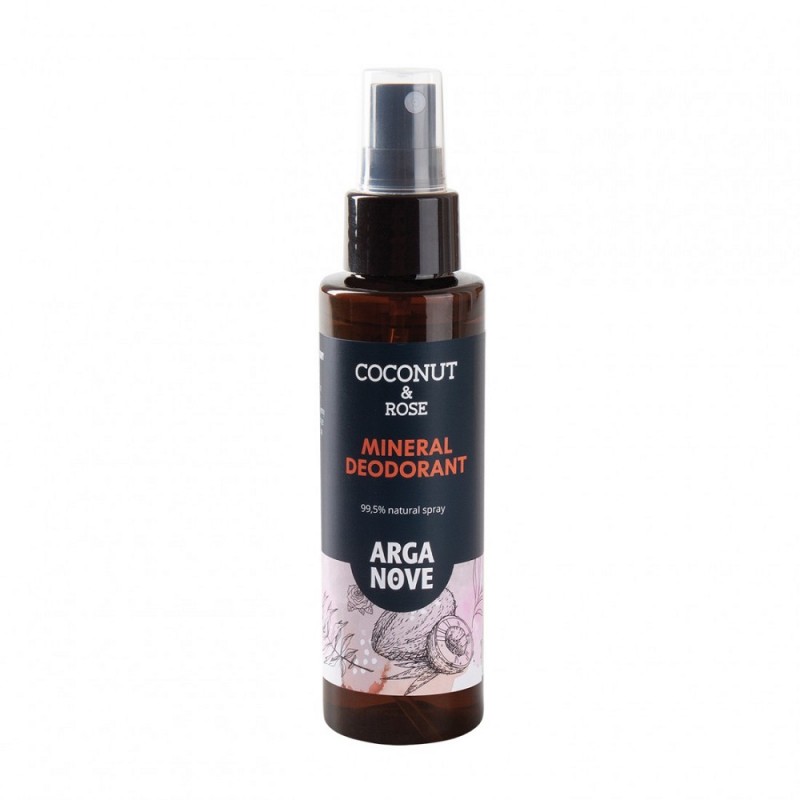 Dezodorant mineralny Kokos i Róża 100ml Arganove ałunowy dezodorant w spray
