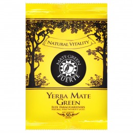 Yerba Mate Green FUERTE 50g Yerba herbata yerba Ilex paraguariensis czarna porzeczka jagody goji guarana