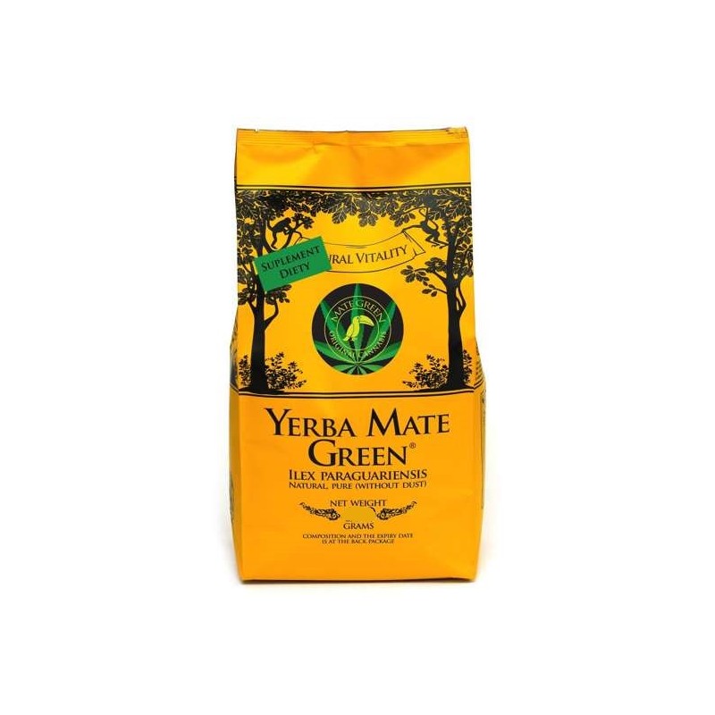 Yerba mate Green ORIGINAL CANNABIS 200g yerba herbata yerba Ilex paraguariensis mąka konopna szałwia skórka cytryny