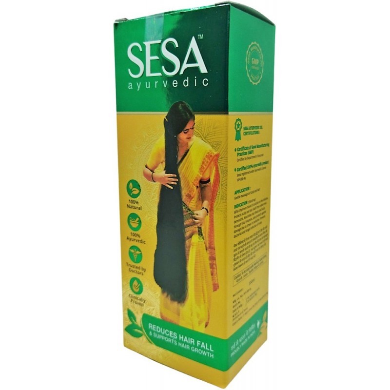 Olejek do włosów Sesa 50ml olejek na bazie 18 ziół i 5 olejków sesa ayurvedic