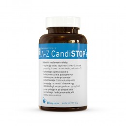 Candi STOP 60 kaps. A-Z Medica CandiSTOP przeciw Candida albicans