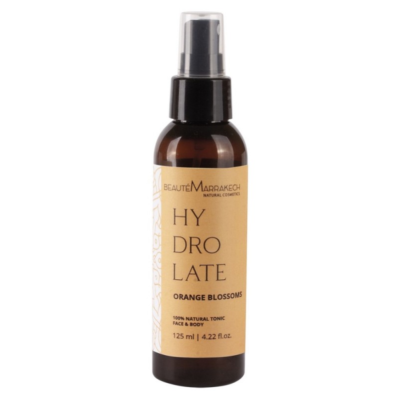 Hydrolat naturalny z kwiatu gorzkiej pomarańczy 125ml Beaute Marrakech hydrolat do twarzy i ciała