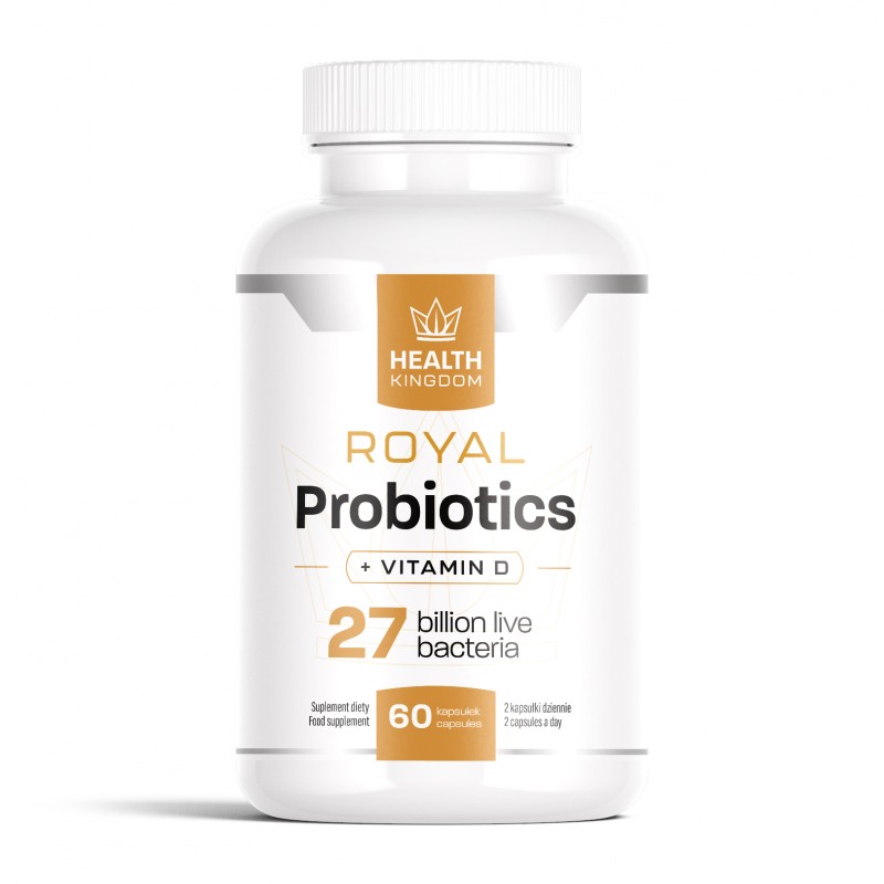 Royal Probiotics 60 kapsułek + Witamina D Probiotyk