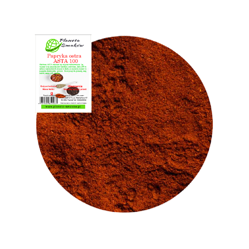 Papryka ostra Asta 100 - 50g Planeta Smaków