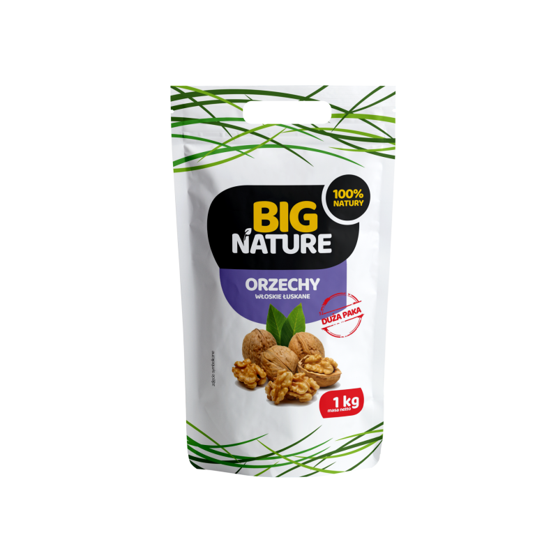 Orzechy włoskie łuskane 1000g Big Nature