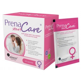 PrenaCare Start dla kobiet planujących ciążę 30 sasz. Aliness inozytol kwas para-aminobenzoesowy PABA D-alfa-tokoferol