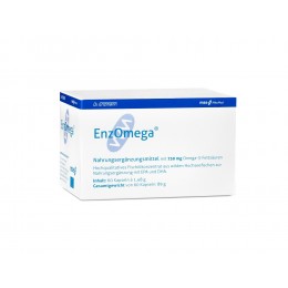 EnzOmega 60 kaps.  Dr. Enzmann MSE kwasy NNKT omega 3 DHA EPA witamina E