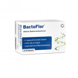 BactoFlor 90 kaps INTERCELL Pharma Bifidobacterium longum Lactobacillus acidophilus Lactobacillus rhamnosus Lactobacillus casei