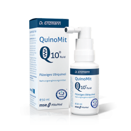 QuinoMit®Q10 fluid 30ml Dr. Enzmann Najbardziej aktywna forma koenzymu Q10 na świecie. Czystość 99,8% 30 ml