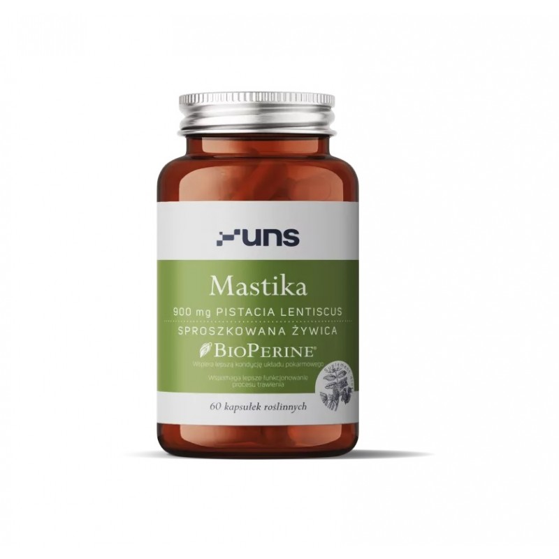 Mastika + Bioperine 60 kapsułek żywica Pistacia lentiscus