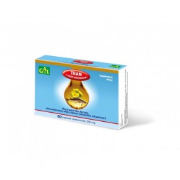 Tran z olejem wiesiołkowym 60 kaps. GAL Omega-3 EPA DHA GLA